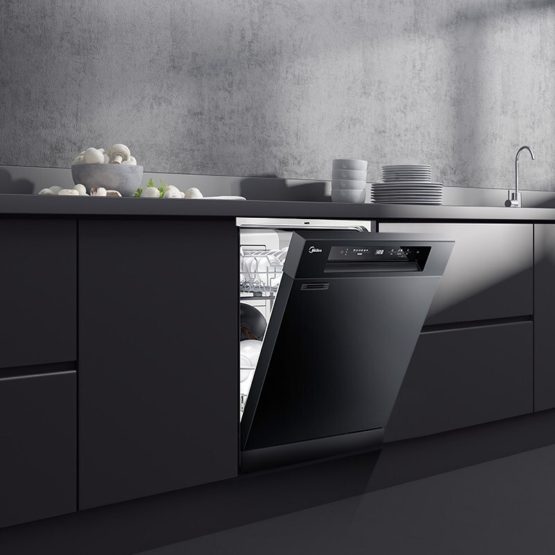 美的（Midea）16套嵌入式洗碗机 GX1000Pro 升级105℃热风烘干 五臂飓风洗 双驱变频 四星消毒 一级水效 独立式
